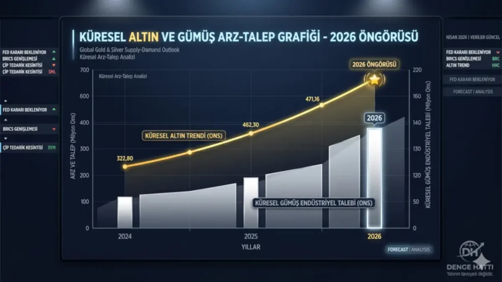2026 Küresel Altın ve Gümüş Arz-Talep Grafiği ve Fiyat Beklentileri Analizi
Küresel Ekonomik Kırılma Noktası 2026
