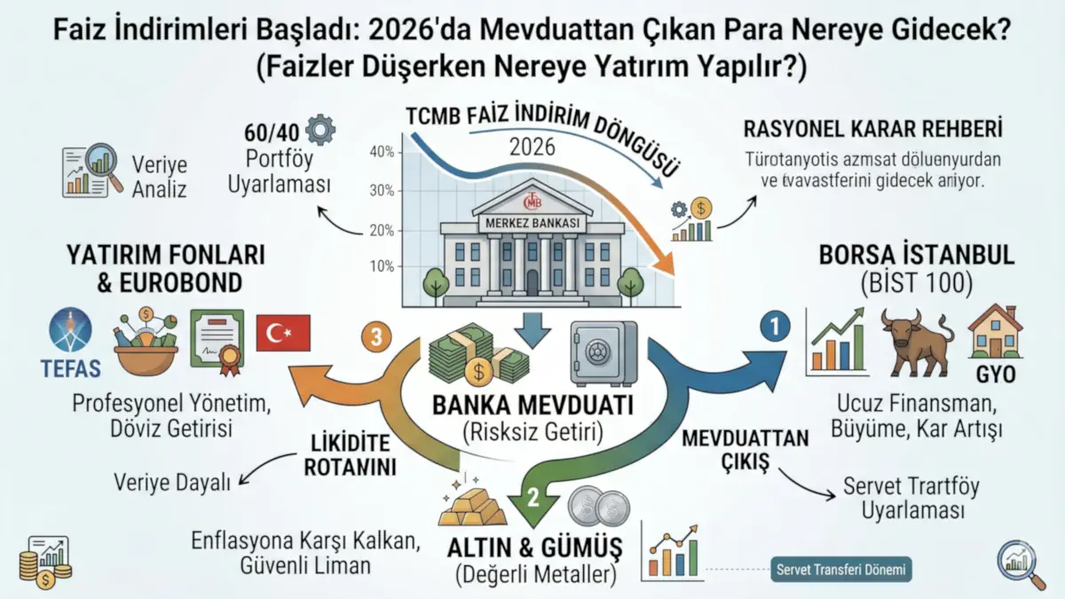 Faizler düşerken nereye yatırım yapılır?