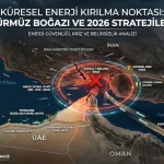 Hürmüz Boğazı ekonomi dengelerini, jeopolitik risk haritasını ve 2026 küresel enerji kırılma noktasını özetleyen stratejik analiz kapak görseli.