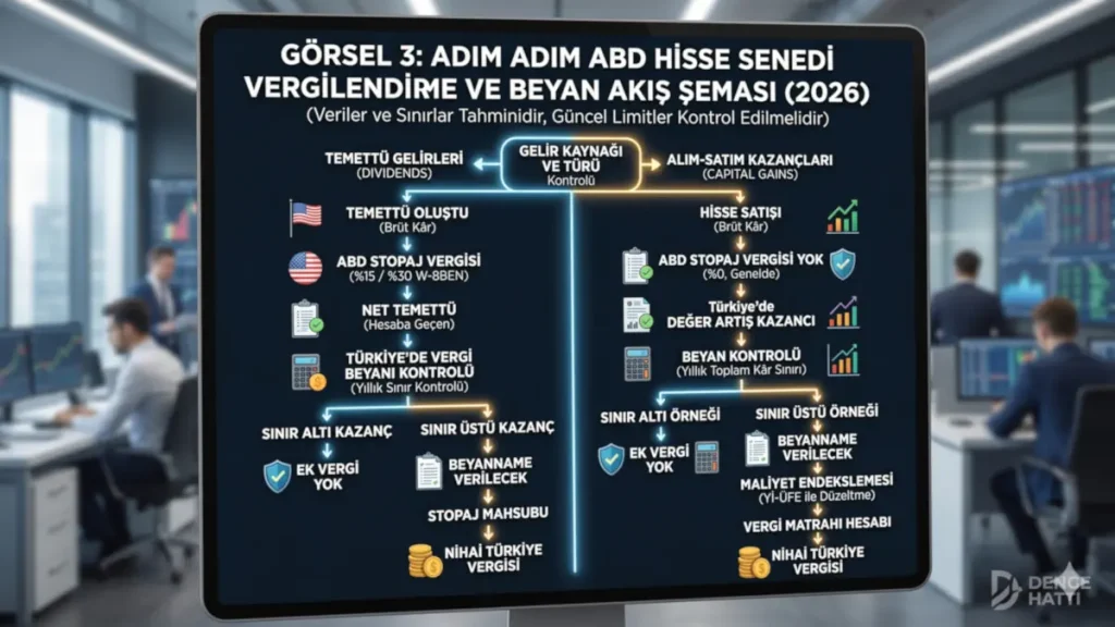 Türkiye’den Amerikan Borsalarına Yatırım Rehberi: 2026 Komisyonlar, Gizli Maliyetler ve Vergi Süreçleri